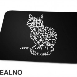 Smelly Cat Text Outline - Friends - Prijatelji - Podloga za miš