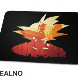 Double Exposure In My Head - Goku - Dragon Ball - Podloga za miš