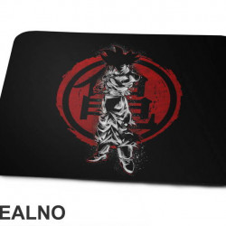 Standing In Front Of Red Circle - Goku - Dragon Ball - Podloga za miš