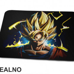 Super Saiyan God - Yellow - Goku - Dragon Ball - Podloga za miš