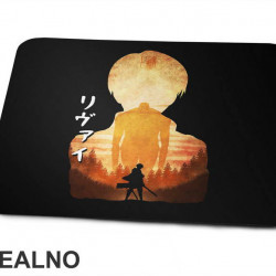 Levi vs Beast Titan - Attack On Titan - Podloga za miš