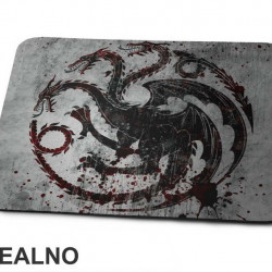 Fire And Blood - The Targaryen Sigil - Game Of Thrones - GOT - Podloga za miš