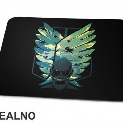 Everyone Attacking The Colossal Titan - Attack On Titan - Podloga za miš