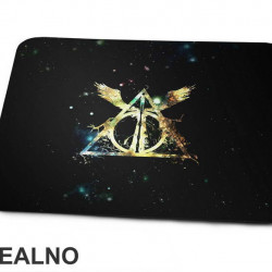 Invisibility Cloak, Resurrection Stone And Elder Wand - Harry Potter - Podloga za miš