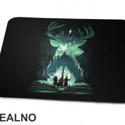 Stag Patronus Double Exposure - Harry Potter - Podloga za miš