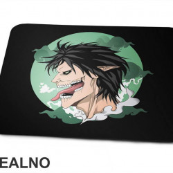Eren Titan Form Green Smoke - Attack On Titan - Podloga za miš