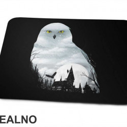 White Owl Double Exposure - Harry Potter - Podloga za miš