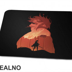 Levi And Eren In Titan Form Double Exposure - Attack On Titan - Podloga za miš