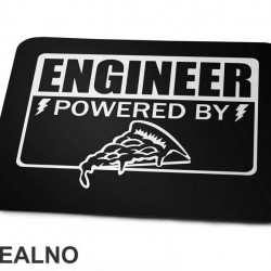 Powered By Pizza - Engineer - Podloga za miš Powered By Pizza - Engineer - Podloga za miš