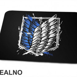 Paint Splash The Survey Corps Logo - Attack On Titan - Podloga za miš