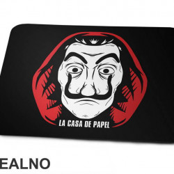 Logo And Mask - La Casa de Papel - Money Heist - Podloga za miš