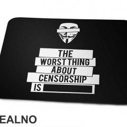 Censorship - Internet - Podloga za miš
