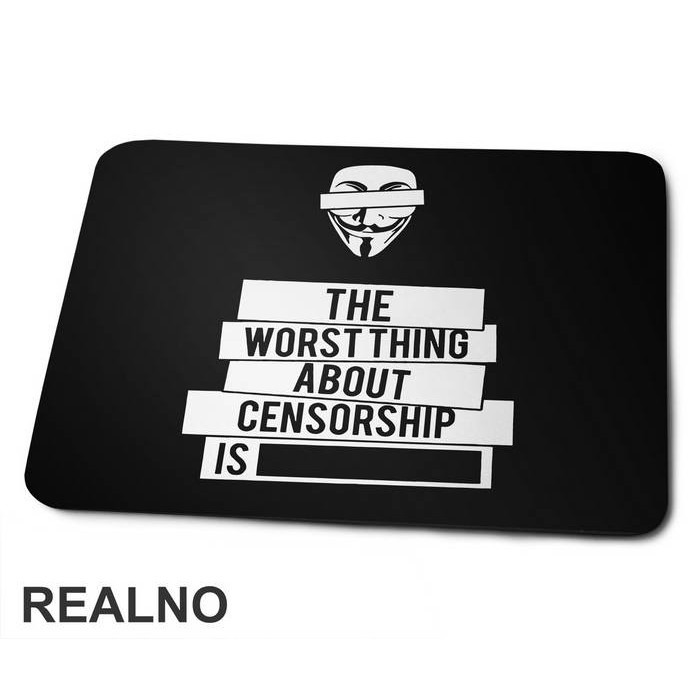 Censorship - Internet - Podloga za miš