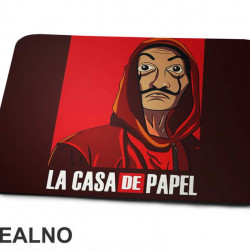 Mask And Logo Frame - La Casa de Papel - Money Heist - Podloga za miš