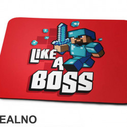 Steve Like A Boss - Minecraft - Podloga za miš