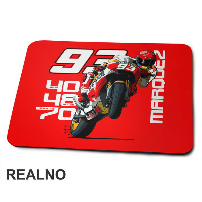 Marquez Wheelie - 93 - MotoGP - Sport - Podloga za miš