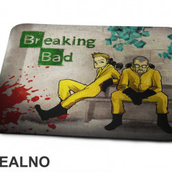 Walter White And Jesse - Caricature - Breaking Bad - Podloga za miš Walter White And Jesse - Caricature - Breaking Bad - Podloga za miš