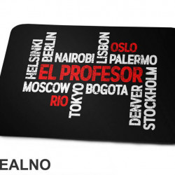 Group Names - La Casa de Papel - Money Heist - Podloga za miš