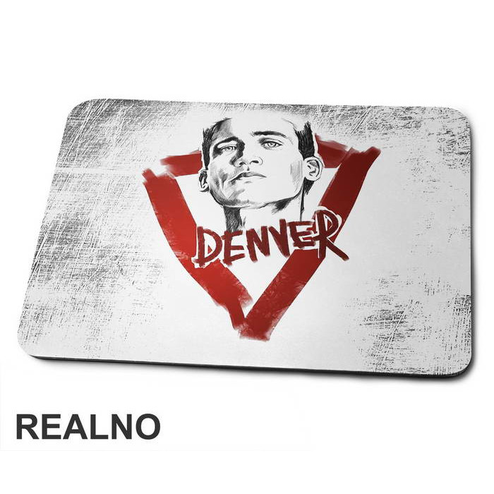 Denver Red Lines - La Casa de Papel - Money Heist - Podloga za miš