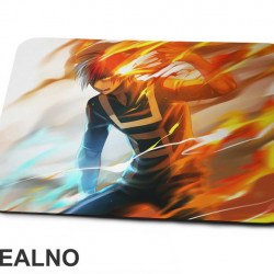 Todoroki Fire And Ice - My Hero Academia - Podloga za miš
