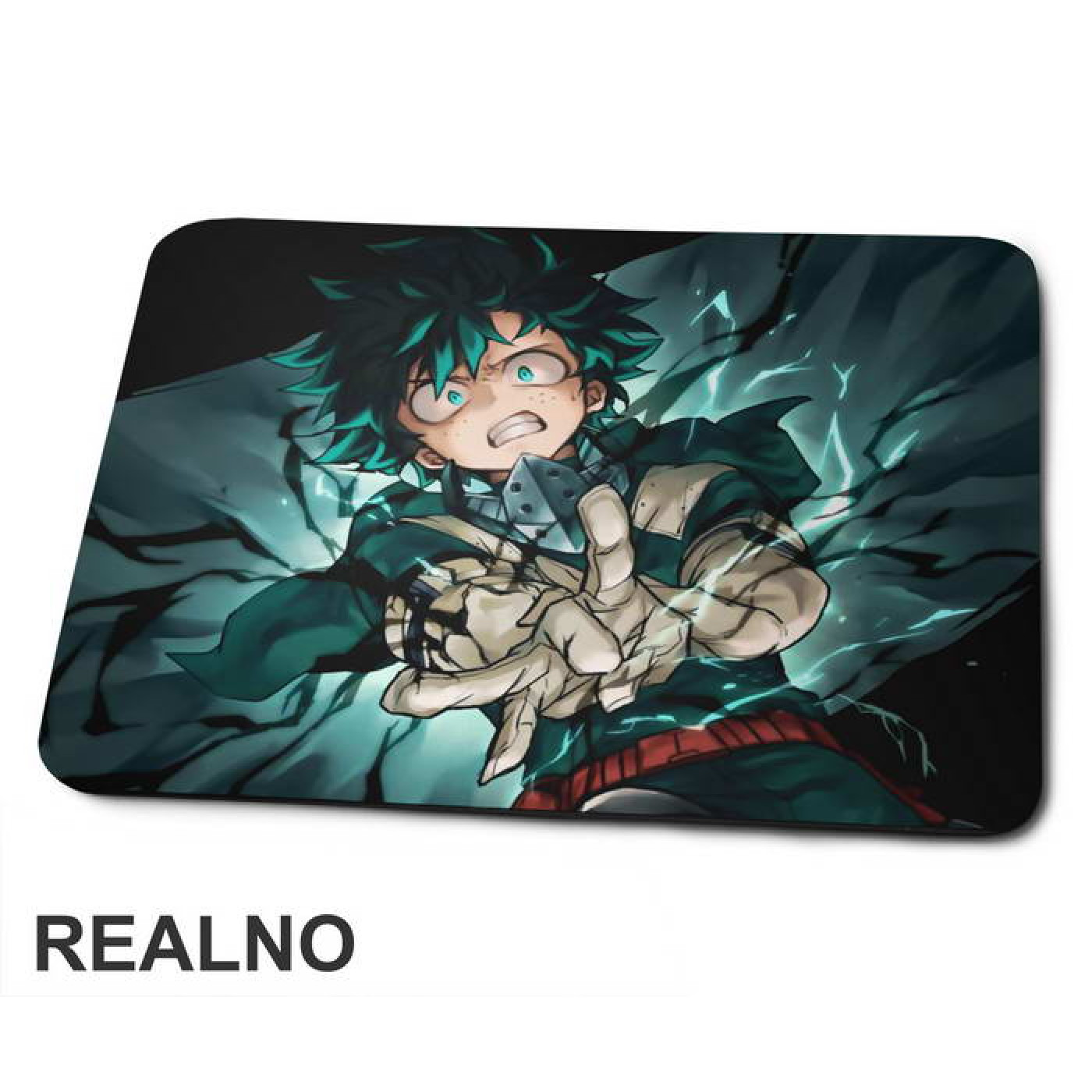 Deku One For All Finger - My Hero Academia - Podloga za miš