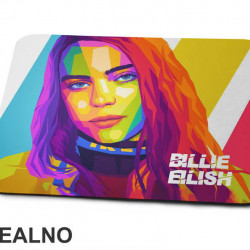 Colorful Polygonal Art - Billie Eilish - Muzika - Podloga za miš