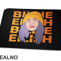 Billie Eilish Yellow Hat - Muzika - Podloga za miš