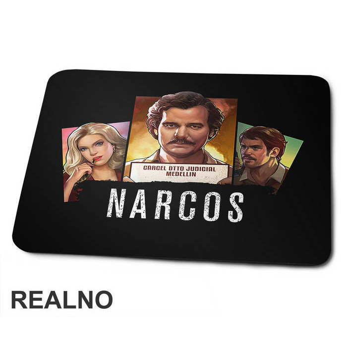 Pablo Escobar And Group Portrait - Narcos - Podloga za miš