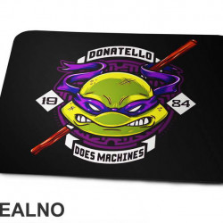 Donatelo Does Machines - Nindža Kornjače - Podloga za miš