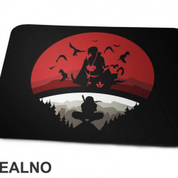Itachi Inside Uchiha Clan Logo - Naruto - Podloga za miš