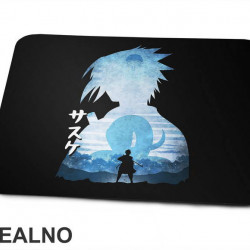 Sasuke - Blue Silhouette - Naruto - Podloga za miš