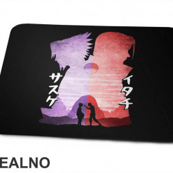 Sasuke And Itachi - Silhouette - Naruto - Podloga za miš