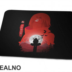 Itachi Red Silhouette - Naruto - Podloga za miš