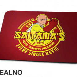 Saitama's Hero Training Program - One Punch Man - Podloga za miš Saitama's Hero Training Program - One Punch Man - Podloga za miš
