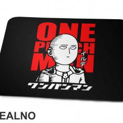 Saitama Red Text - One Punch Man - Podloga za miš Saitama Red Text - One Punch Man - Podloga za miš