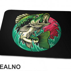 Za Pravog Ribolovca Stroga Žena I Loše Vreme Ne Postoji - Pecanje - Fishing - Podloga za miš