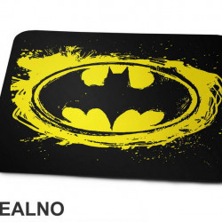 Mottled Yellow Logo - Batman - Podloga za miš