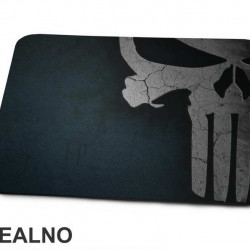 Half - Logo And Blue Background - Punisher - Podloga za miš