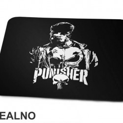 Frank Portrait And Logo - Punisher - Podloga za miš