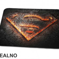 Fire Logo - Superman - Podloga za miš