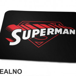 Comic Book Logo - Superman - Podloga za miš