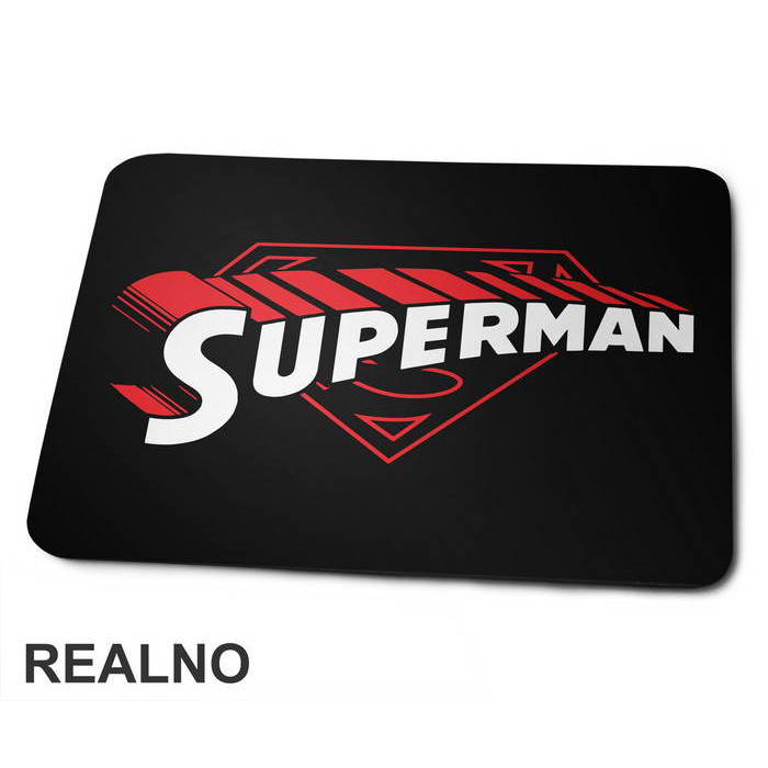 Comic Book Logo - Superman - Podloga za miš