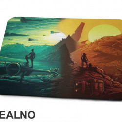 Poe Dameron And Rey - Star Wars - Podloga za miš