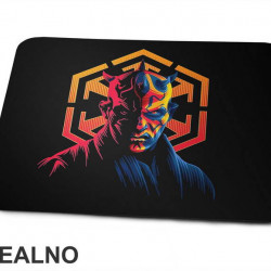 Darth Maul Colorful Portrait - Star Wars - Podloga za miš