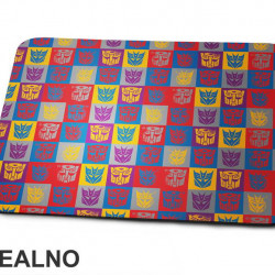 Autobot And Decepticon Logo Squares - Transformers - Podloga za miš Autobot And Decepticon Logo Squares - Transformers - Podloga za miš
