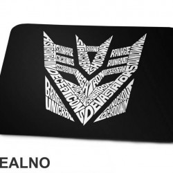 Decepticon Logo Text - Transformers - Podloga za miš