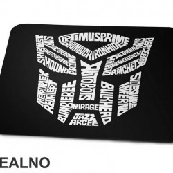 Autobot Logo Text - Transformers - Podloga za miš Autobot Logo Text - Transformers - Podloga za miš