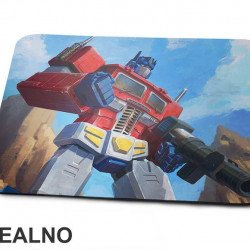 Optimus Prime With A Gun - Transformers - Podloga za miš