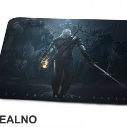 Let The Hunt Begin - The Witcher - Podloga za miš