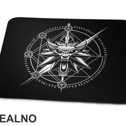 The Witcher Logo With Runes - Podloga za miš